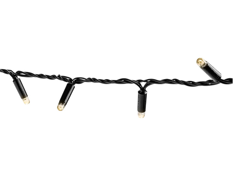 Einzelne Leuchten der Lichterkette Linea