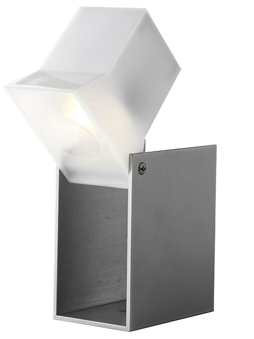 Verstellbarer Strahler Etu mit eingestellter Leuchte