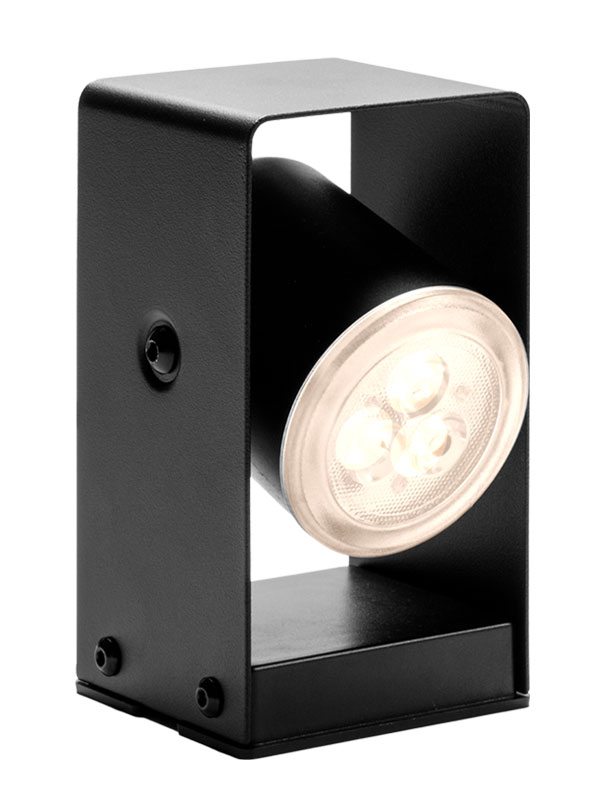 Spotstrahler Lovi mit nach unten gerichteter Leuchte