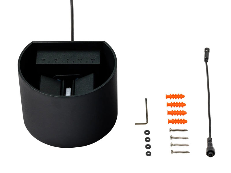 Lieferumfang der Wandleuchte Goura von GardenLights