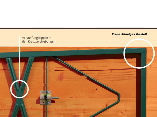 Gestell-festzeltgarnitur