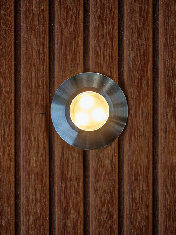 Einbauleuchte Alpha Warmweiss in Verwendung