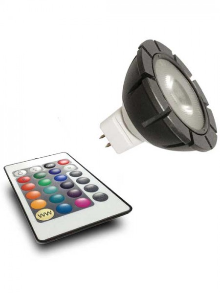 MR16 RGB Power-LED mit Fernbedienung (Art.Nr. 6190011)