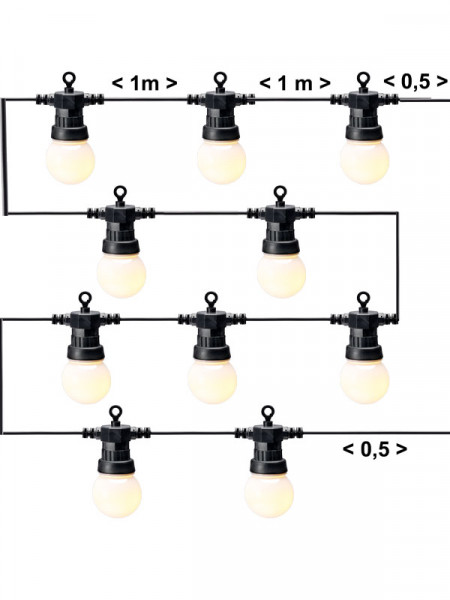 Lichterkette &#039;Partylight&#039; von Garden-Lights (Art.Nr. 2607061)