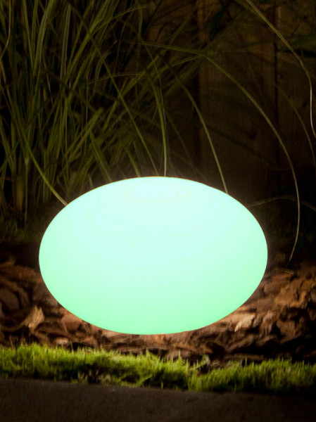 Sphärenleuchte Oval 28 grün